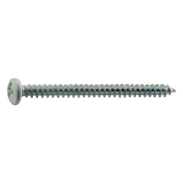 Midwest Fastener Sheet Metal Screw, #8 x 2 in, Painted Steel Pan Head Phillips Drive, 20 PK 37885 - main